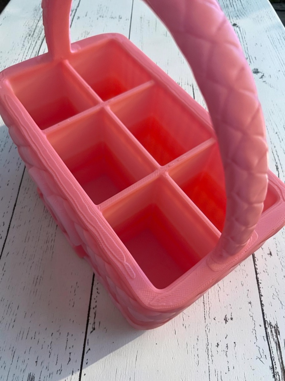 3D Handcrafted CC Caddy Organizer – Pink Ombré Decor & Storage NEW - Picture 7 of 10